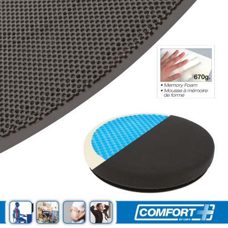 COUSSIN COMFORT + GEL PIVOTANT 360°