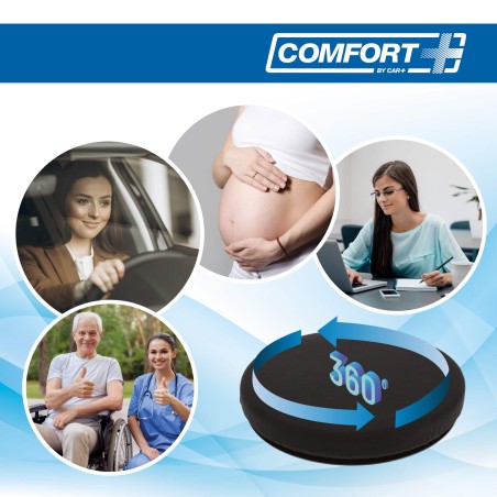 COUSSIN COMFORT + GEL PIVOTANT 360°