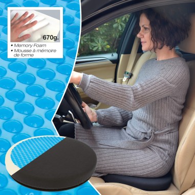 COUSSIN COMFORT + GEL PIVOTANT 360°