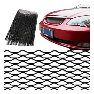 GRILLE ALU NOIR 130X30CM