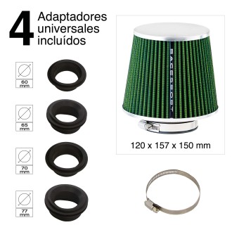 FILTRE A AIR UNIVERSEL 4 BAGUES VER 2