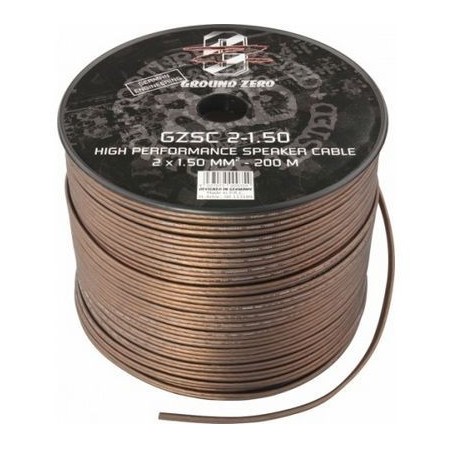 CABLE HP GZ BLACK 1.50 MM VENDU AU METRE