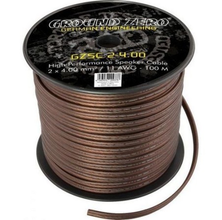 CABLE HP GROUND ZERO 4.MM VENDU AU METRE