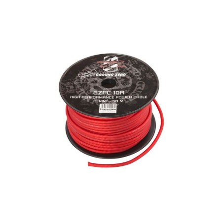 CABLE ALIM ROUGE 10MM GZ VENDU AU METRE