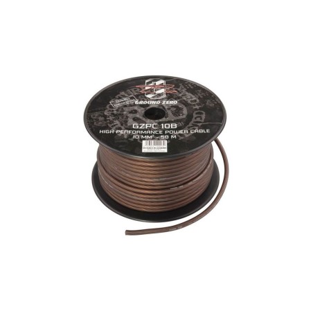 CABLE ALIM NOIR 10MM GZ VENDU AU METRE