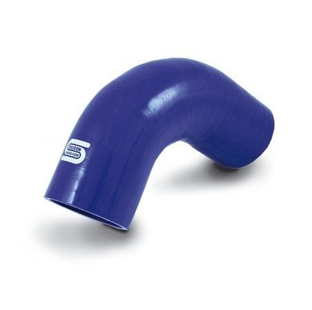COUDE SILICONE 90° 25MM BLEU 