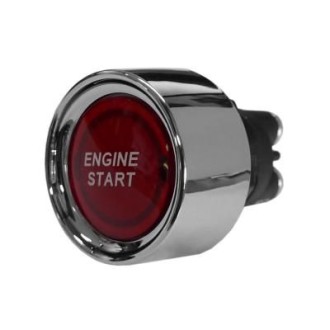BOUTON STARTER ECLAIRAGE ROUGE 