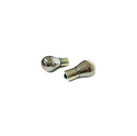 AMPOULE CHROME AMBRE BA15S ALIGNE