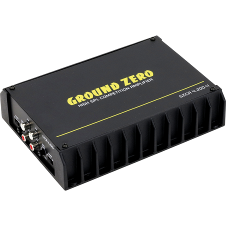 GZCA4.200-4 AMPLIFICATEUR COMPACT GROUND ZERO 4 CANAUX 4X200W RMS 2OHM
