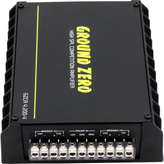 GZCA4.200-4 AMPLIFICATEUR COMPACT GROUND ZERO 4 CANAUX...
