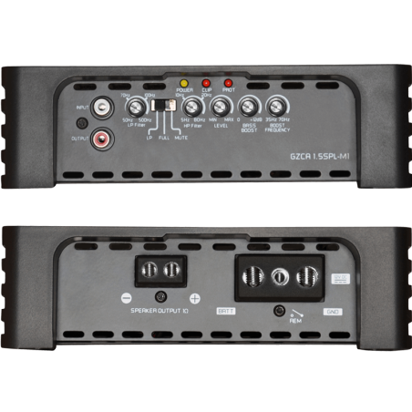 GZCA1.5SPL-M1 AMPLIFICATEUR MONOBLOC GROUND ZERO COMPACT 1500W RMS 1 OHM