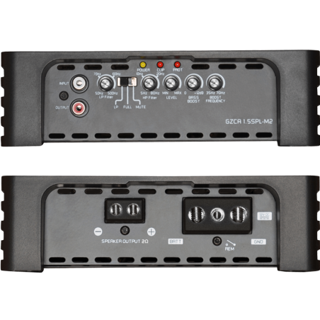 GZCA1.5SPL-M2 AMPLIFICATEUR MONOBLOC GROUND ZERO COMPACT 1500WRMS 2 OHM