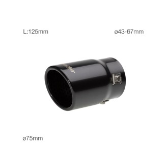 EMBOUT BLACK DIAM 76MM 2