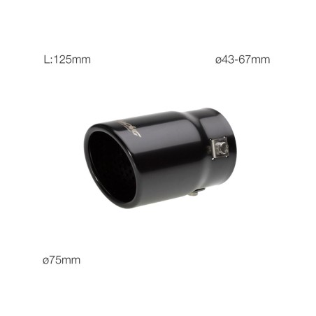 EMBOUT BLACK DIAM 76MM