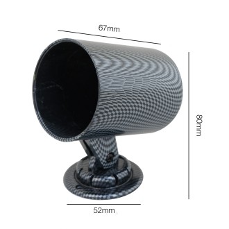 PORTE INSTRMENT LOOK CARBONE DIAM52