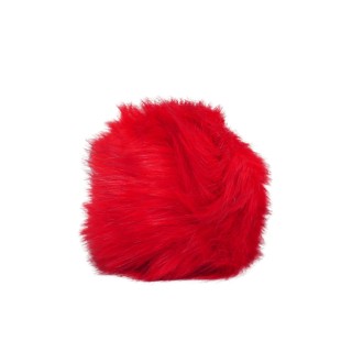 COUVRE POMMEAU FLUFFY ROUGE