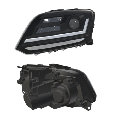 PHARE VW AMAROK FULL LEDS  FOND NOIR