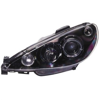 PHARES PEUGEOT 206 ANGELS EYES NOIR 98-