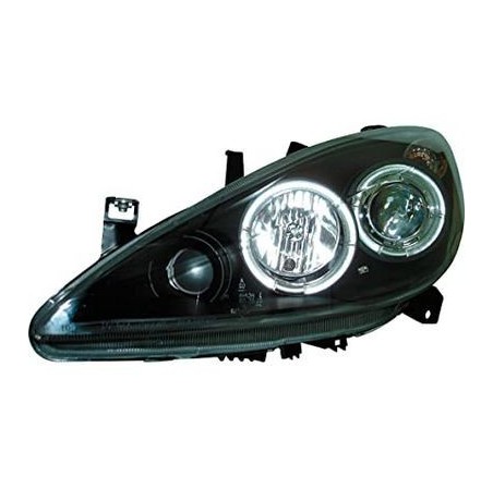 PHARES PEUGEOT 307 ANGELS EYES FOND NOIR