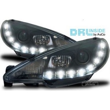 PHARE DEVIL EYES NOIR PEUGEOT 206