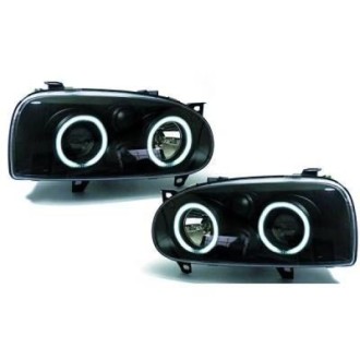 PHARE ANGELS EYES NOIRS CCFL VW GOLF 4