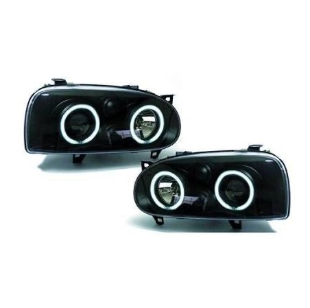 PHARE ANGELS EYES NOIRS CCFL VW GOLF 4