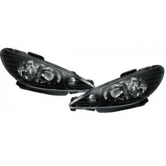 PHARE TUNING NOIRS PEUGEOT 206 H7