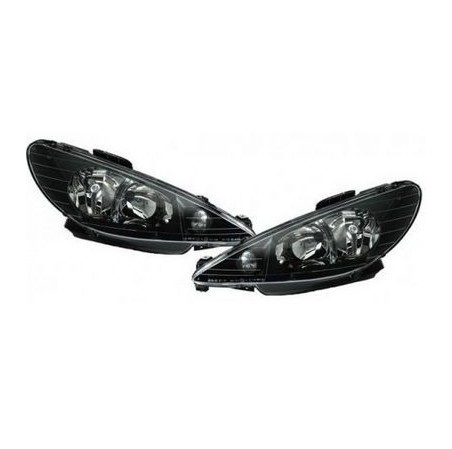 PHARE TUNING NOIRS PEUGEOT 206 H7