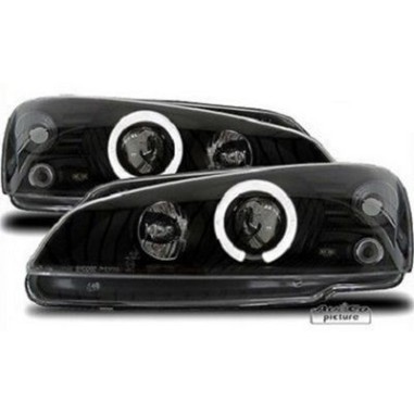 PHARES ANGEL EYES  NOIRS PEUGEOT 106