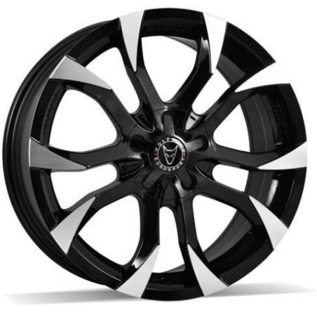 4 JANTES ASSASSIN 7X17 4X100 NOIRES POLIES