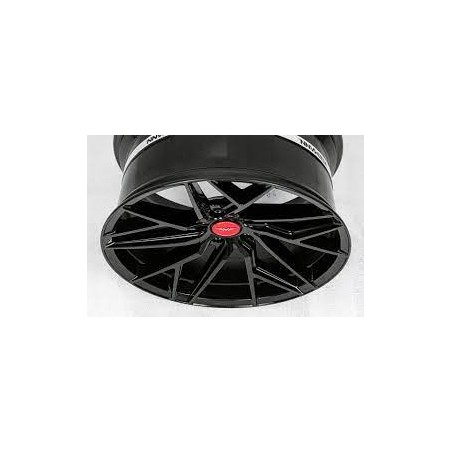 4 JANTES VEEMAN ASYMETRIQUE 19X8.5 ET 19X9.5 V-FS39 5X120 NOIR BRILLANT
