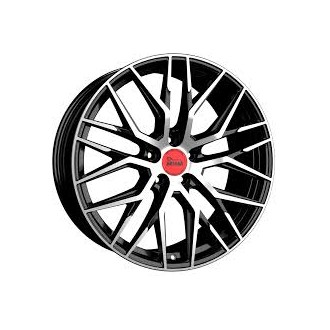 4 JANTES MAM RS4 NOIR POLI 5X112 17X7