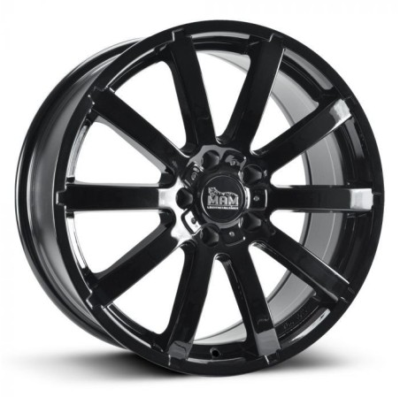 4 JANTES MAM W3 7X17 4X108 ET20 NOIR BRILLANT