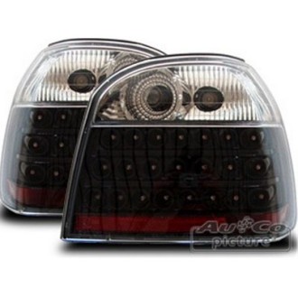 FEUX ARRIERES GOLF 3 LEDS NOIRES 2