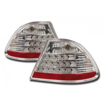 FEUX ARRIERES A LEDS CHROME BMW E46