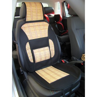 COUVRE SIEGE BAMBOU NOIR