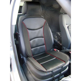 COUVRE SIEGE COMFORT NOIR ET ROUGE