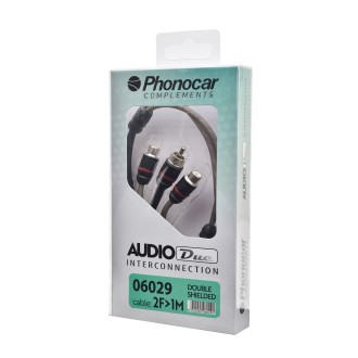 CABLE FICHE Y RCA 1M-2F DOUBLE BLIN