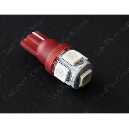 AMPOULE LED T10 XTREM HP ROUGE