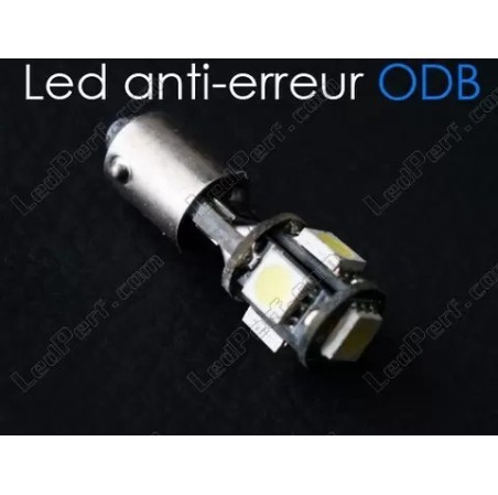 LED H6W XTREM CULOT BAX9S BLANC ODB