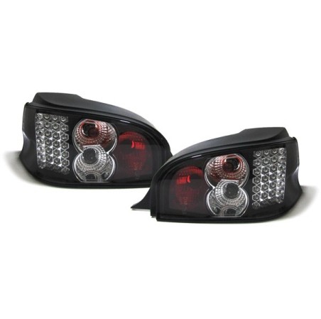 FEUX ARRIERES NOIRS A LEDS CITROEN SAXO 99-03