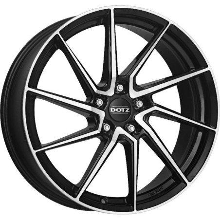 4 JANTES DOTZ SPA DARK 7.5X17 5X100  NOIRES POLIES