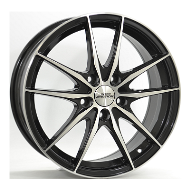 4 JANTES ZODIAC 6X15 4X100 ET35 NOIRES