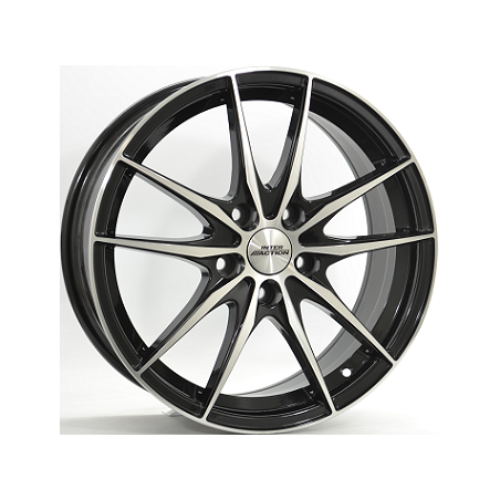 4 JANTES ZODIAC 6X15 4X100 ET35 NOIRES