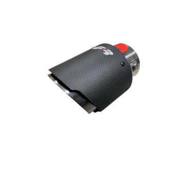 EMBOUT ECHAP ROND INCLINE CARBONE M