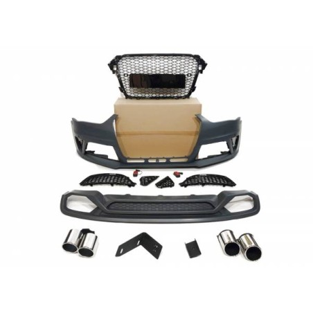 Kit De Carrosserie Audi A4 13-15 B8 Look RS4 ABS