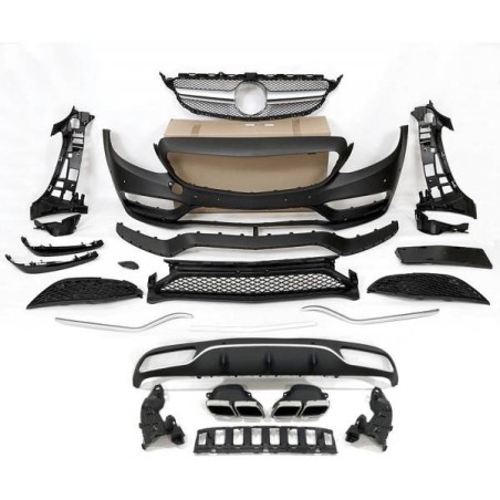 Kit De Carrosserie Mercedes W205 2014-2018 AMG 2P Look C63