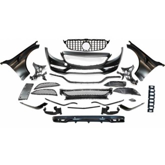 Kit De Carrosserie Mercedes W205 2014-2018 Coupe Look AMG...
