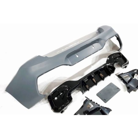Kit De Carrosserie BMW F20/F21 LCI M2C 2 Sortie double Noir brillant