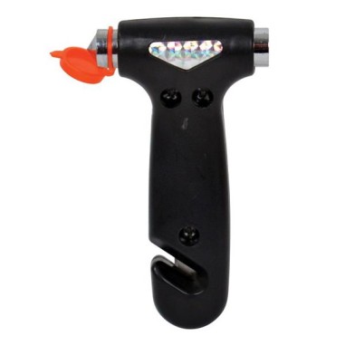 MARTEAU BRISE VITRE D URGENCE NOIR